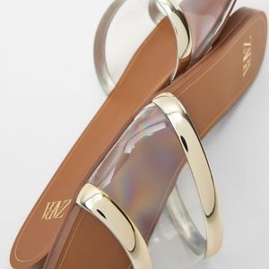 Zara Vinyl Sandals